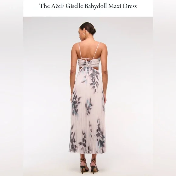 Abercrombie & Fitch Giselle Babydoll Floral Maxi Dress - Picture 5 of 12